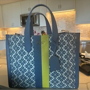 KATE SPADE FLORAL TOTE BAG